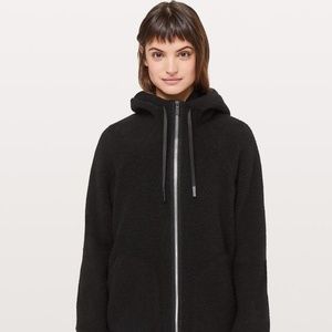 Lululemon So Sherpa Wool Hooded Jacket